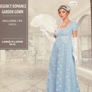 Regency Romance Garden Gown Dress